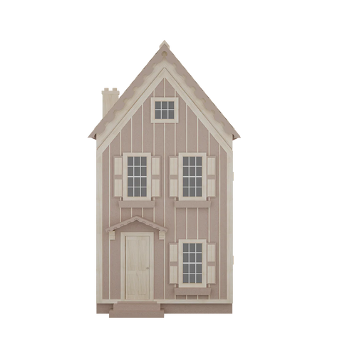 Country Lane Front Opening Dollhouse Kit