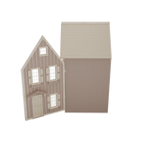 Country Lane Front Opening Dollhouse Kit