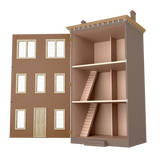 Front Opening Townhouse Dollhouse Kit, Smooth Finish