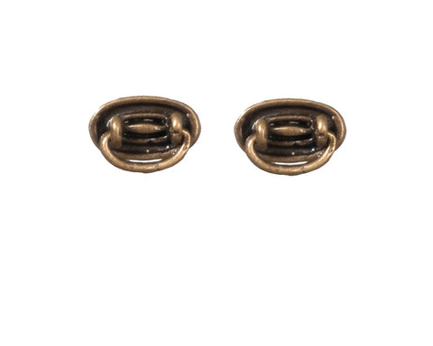 Drawer Pulls, Antique Brass, Set of 2