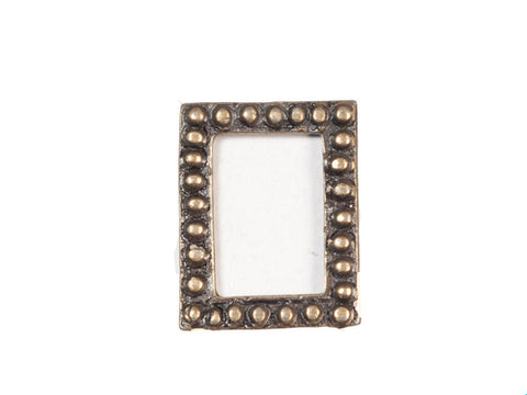 Table Top Picture Frame, Aged Brass, Style C