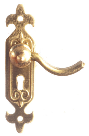 Lever Door Handle, Brass