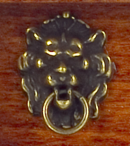 Lion Head Knocker, Antique Finish