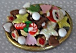 Large Tray of Christmas Cookies