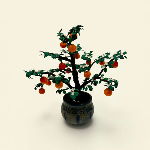 1:12 miniature scale orange tree by Paula Gilhooley