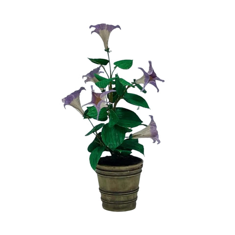 1:12 miniature scale trumpet plant by Paula Gilhooley
