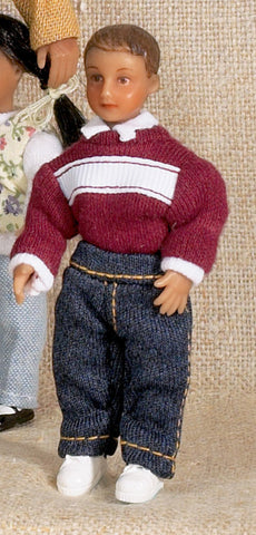 Andy, Modern Hispanic Boy Doll for Dollhouses