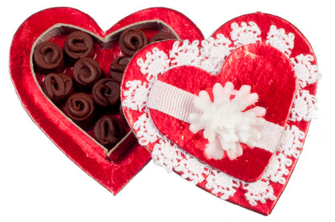 Heart Shaped Candy Box with Candy