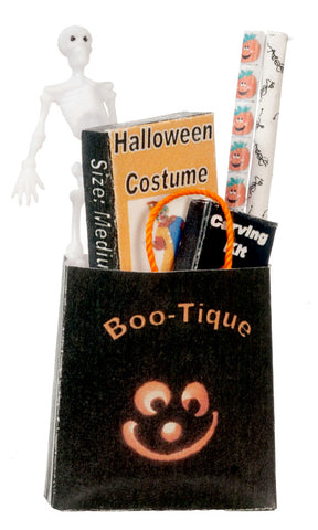 1:12 scale dollhouse miniature halloween shopping bag