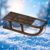 Vintage Wooden Sled, 1:12 Miniature Scale