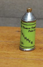 Metal Bottle of Thinner, Quart