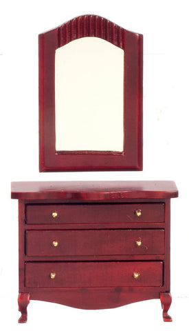 Dresser with Mirror, Mahogany, ON SALE
