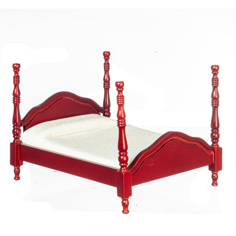 Bed, Mahogany,  Cannonball Style