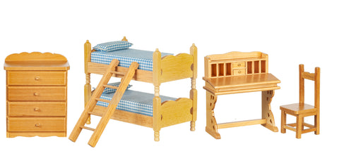 Bunk Bedroom Set, Oak On Special ON SPECIAL!