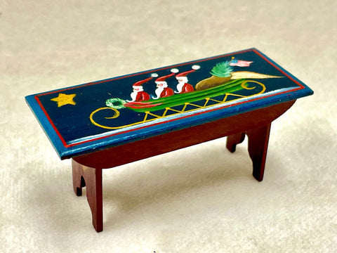 Therese Bahl Hand Painted Bench