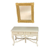 Gold Mermaid Scale Mirror