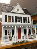 Vermont Farmhouse Junior Finished Model, White with Red