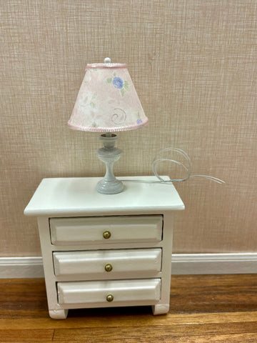 1:12 miniature scale 12 volt standing lamp