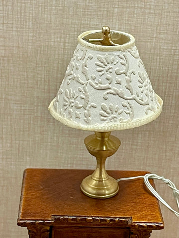 1:12 miniature scale 12 volt standing lamp