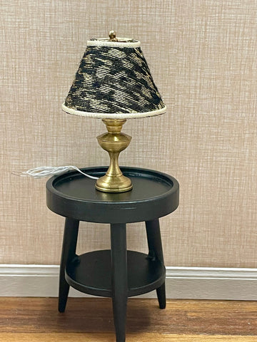 1:12 miniature scale 12 volt standing lamp