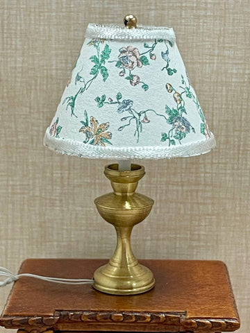 1:12 miniature scale 12 volt standing lamp