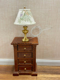1:12 miniature scale 12 volt standing lamp