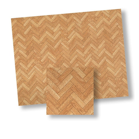 Faux Wood Chevron Flooring