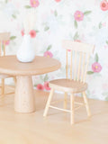 Round Bistro Table and 2 Windsor Chairs