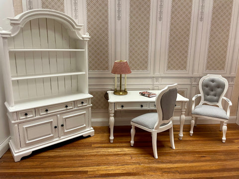 Elegant Four Piece White Office Set