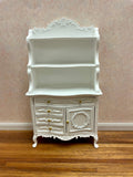 Elegantly Carved Nursery Set with Pink and White Check Fabric