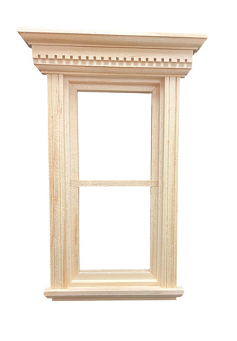 1:12 Miniature Scale Yorktown Nonworking Dollhouse Window