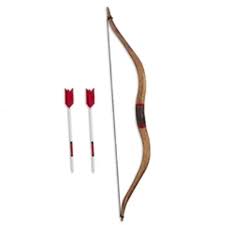 Recurve Bow with Arrows