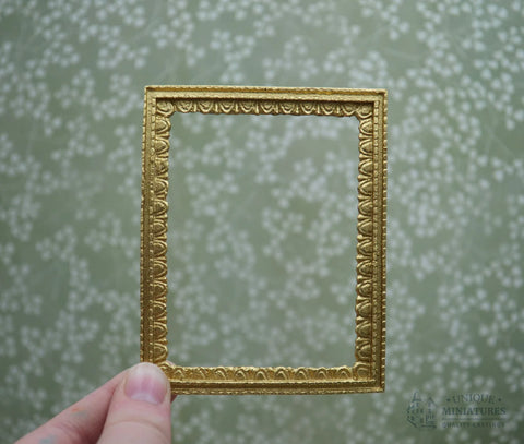 Gold Ribbon Frame with Mirror