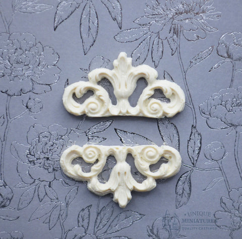 Applique, Tiara Scroll, 2 PK