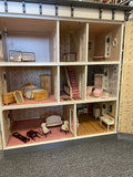 Vintage Front Opening Dollhouse