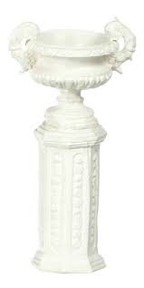 Round Urn with Base