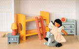 Wooden Dollhouse Play Set for Young Children