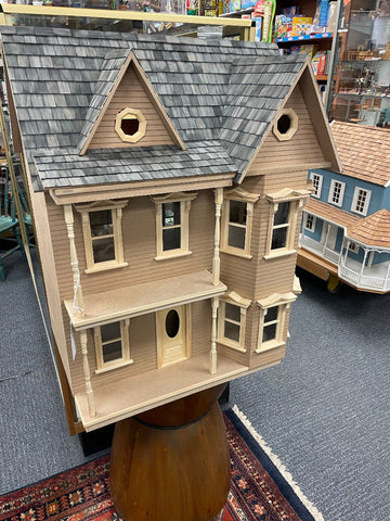 Princess Anne Dollhouse, Assembled and Shingled, Ready to Paint!