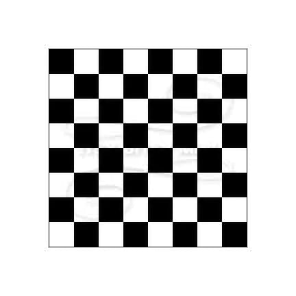 Black and White Square Tile, Paper