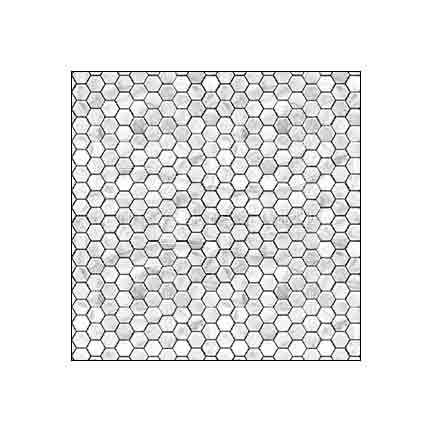 Carrara Marble Hexagon Tile