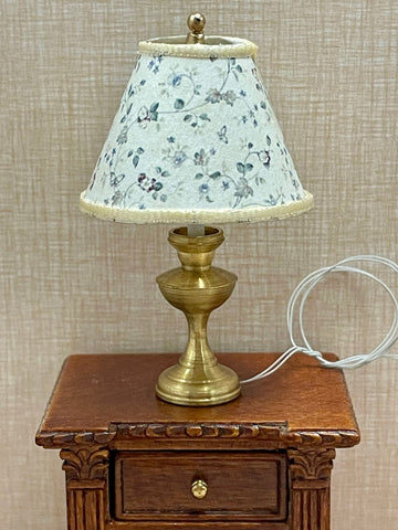 1:12 miniature scale 12 volt standing lamp