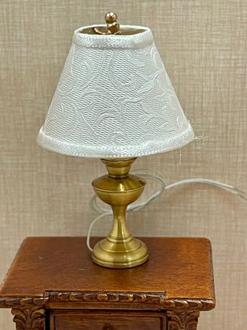 1:12 miniature scale 12 volt standing lamp