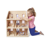 Melissa and Doug Multi Level Dollhouse, Assembled with Furniture *LOCAL PICKUP ONLY*