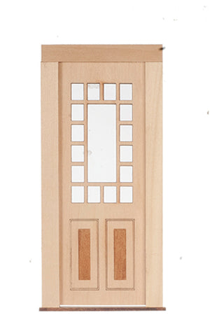 Door with 17 Lights and 2 Raised Panels