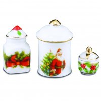 Set of Three Christmas Jars