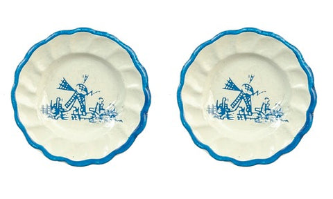 Pair of Delftware plates