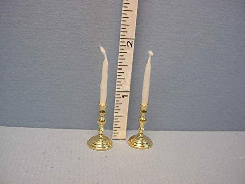 Round Elegant Candlesticks, Non-Electric