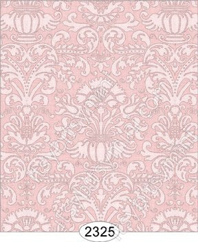 Annabelle Damask Pink Quartz Wallpaper, Non Prepasted