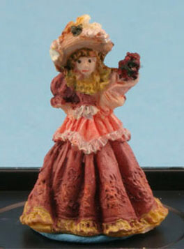 Victorian Lady in Dusty Rose by Jeannetta Kendall