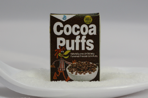 Chocolate Puff Cereal Box